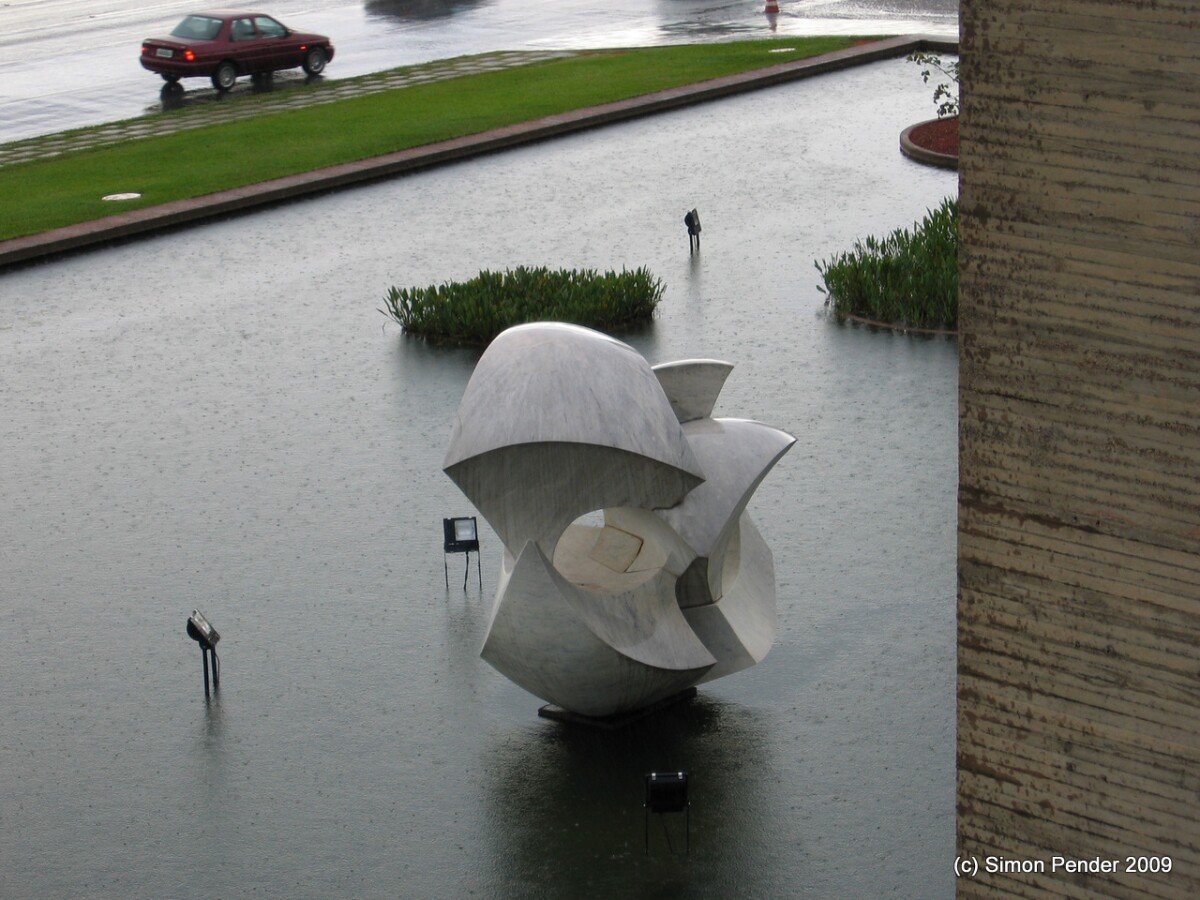 Brasilia - Itamaraty Palace, 5 continents in peace 